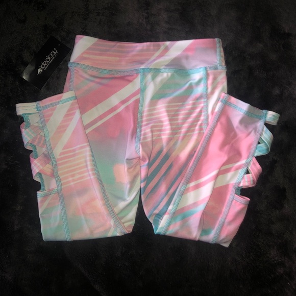 Girls Athletic Leggings Watercolor 💕 - Picture 3 of 4